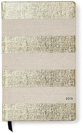 2016 FOILED STRIPE pencil it in 12-month agenda by kate spade new york® -