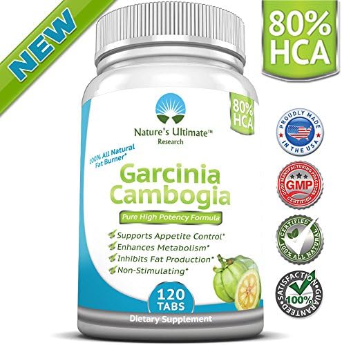 Pure Garcinia Cambogia Extract With 80% HCA and 3,000mg + The Highest Formula Available On Amazon + Powerful Appetite Suppressant and Rapid Weight Loss Supplement That Works and Helps You Lose Weight, Block Carbs & Burn Fat Fast - Best Quality 100% Natural and Vegetarian Friendly Premium Diet Pills for Women and Men - Safe and Stimulant Free With No Caffeine, Calcium, Jitters or Side Effects - 100% Quality and Money Back Guarantee.