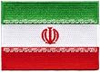 Iran Flag Embroidered Patch Iranian Iron-On National Emblem
