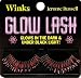 Jerome Russell Winks Glow Lash - Glows In The Dark & Under Black Light Glow Lash Red