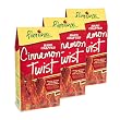 Florence French Cinnammon Twists, All-natural, Handmade, Glazed with Sugar. (3- Pack. Each Box Weights 7 1/3 Oz)
