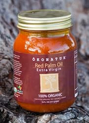 OKONATUR 100% Organic Extra Virgin Red Palm Oil - 16 Fl Oz