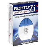 Rohto Zi Cooling Lubricant Eye Drops, 0.4-Ounce Bottles (Pack of 3)