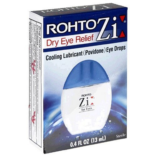 Buy Rohto Zi Cooling Lubricant Eye Drops, 0.4-Ounce Bottles (Pack of 3) by Rohto now!