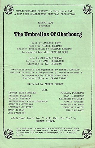 THE UMBRELLAS OF CHERBOURG at the Public 1979