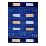 7X9 Contemporary Wool Hand Knotted Blue Area Rug 7X9 Contemporary Wool Hand Knotted Blue Area Rug