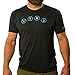 Fit Four The F4 Muscle T Shirt Athletic Fit Tri-Blend Short Sleeve T Shirt for Fitness, WODs, Weightlifting (XL, Charcoal)
