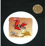 3 button pin printed with clothing, western, cowboy, horse by Shop Zeus