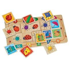 Chelona 542220 - Wooden Games Marienk�fer / Zahlen-Farben
