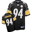 Lawrence Timmons Jersey: Reebok Black Replica #94 Pittsburgh Steelers Jersey