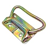 NewHikari トランク取手 鉄クロメート スプリング付 105ミリ