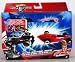 Hot Wheels - Battle Force 5 - Battle Pack - 2 Launchers Included! - 2 Vehicle Set - Zemerik (Zelix) & Vert Wheeler (Saber)_s-1