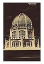 Baha'i Temple, Chicago, Illinois Art Poster Print, 13x18