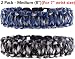2 Pack of Premium Paracord / Para-cord Survival Bracelets 8