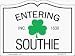 Entering Southie Massachusetts Car Magnet