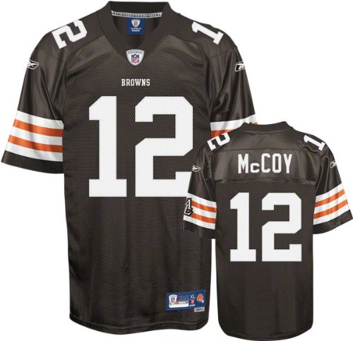 Colt McCoy Brown Reebok NFL Premier Cleveland Browns Youth Jersey