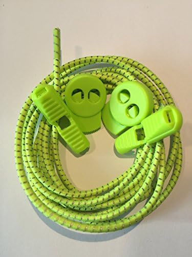 EREV Sport Elastic No Tie Reflective Elastic Shoelaces System