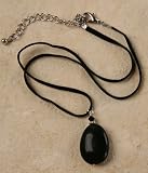 Black Onyx Drop Necklace