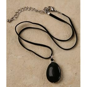 Black Onyx Drop Necklace by 