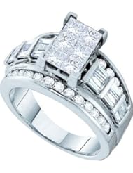 2.0CTW DIAMOND LADIES INVISIBLE RING