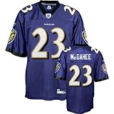 Reebok NFL Football Jersey - Baltimore Ravens #23 Willis McGahee Purple Replica Sports Uniform Fan Gear - Size: XX-Large