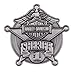 Harley-Davidson Sheriff Antique Nickel Pin, 1-9/16'' W x 1-1/2'' H P1264064