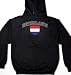 Netherlands Shield International Soccer Sweatshirt, Dutch Soccer Mens Hoodie