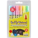 - Fluor Puffy Velvet Fabric Markers - 6