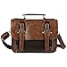 ECOSUSI Women Faux Leather Vintage Satchel Bag Crossbody Purse