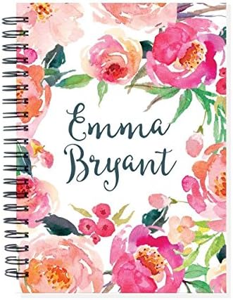 2017 Personalized weekly planner, 12 month calendar, your name on the cover, start any month and year