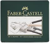 Pitt Monochrome Kohle 22er Metalletui - Faber-Castell