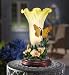 Yellow Daffodil Table Lamp W/ Butterfly Accent By Collections Etc