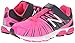 New Balance Kid's 890 V5 Running Shoe, Pink/Black, 11 W US Little Kid