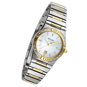Bulova Women's Diamond Case Calendar Watch #98R011