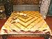 Tangerine Yellow Silk 5pcs India Bedding Bedspread King Throw