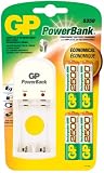 GP - PowerBank S350 Chargeur Standard - 4 piles rechargeables AA / 2500 mAh NiMH - Ivoire
