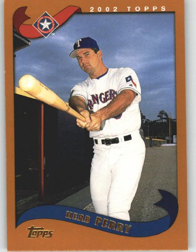 2002 Topps #417 Herb Perry - Texas Rangers (Baseball Cards)