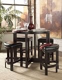 5Pc Counter Height Set - Espresso