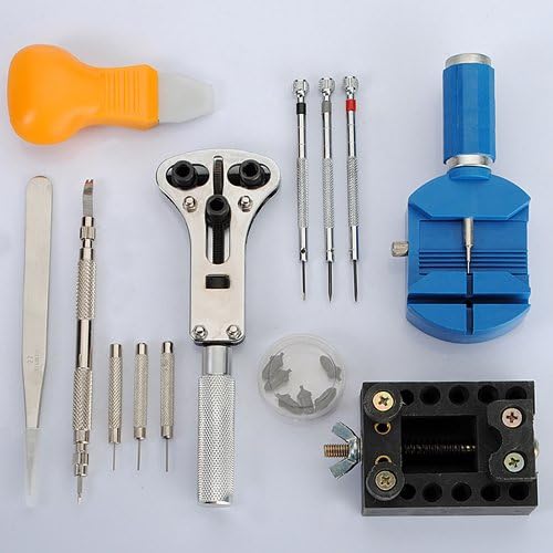 13PC Watch Repair Tool Kit Battery