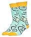 Oooh Yeah Socks ! - Mens Crew - How I Roll Men's sock size 10-13. men's Shoe Size 6 to 12 ,One size fits most men