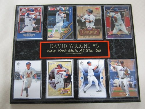 New York Mets David Wright 8 Card Plaque