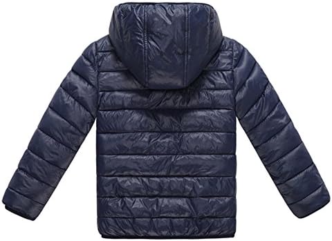 Ulike2 2015 New Winter Children Solid Color Powder Lite Puffer Jacket Warm Coat (Black, 130cm)