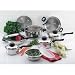 Chef's Secret 15-Piece Element Stainless-Steel Cookware Set Chef's Secret 15-Piece Element Stainless-Steel Cookware Set