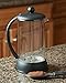 FP Coffee Maker French Press Coffee Maker w/ Glass Carafe and Sturdy Plastic Frame: 34 oz (8 cup) capacity; black