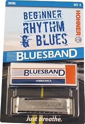 Bluesband Harmonica Key of C, Clamshell