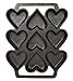 Cast Iron Heart Shaped Cake Pan - 9 x 7.5 Inch