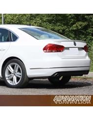 Automotive Parts and Accessories: 12-15 Volkswagen Passat Flush Mount Rear Trunk Spoiler Wing Lip Primer Unpainted - Advan-Emotion