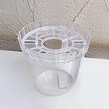 水栽培用ポット：ヒヤシンス1球用プラスチックポットNo.3（クリア） 5個セット