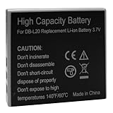 Produkt-Bild: AKKU f&uuml;r Sanyo DB-L20 Xacti DMX-C1 DSC-J4 VPC-J1 J2 J4 C1 C4 C5 C6 CA6 C40 E6 E7 E60 - CG6 CG9 CG65 CA8 CA65