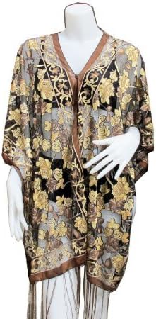 "ClickThai" SEXY BEACH SEASIDE DRESS TRANSPARENT FULL FLOWER !!! FREE SIZE SEXY PONCHO